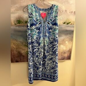 Lilly Pulitzer Blue, Green and White Dress